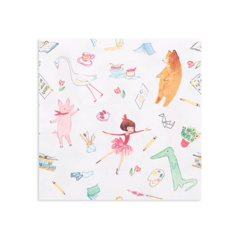Lola Dutch and Friends Lunch Napkins 16ct | The Party Darling
