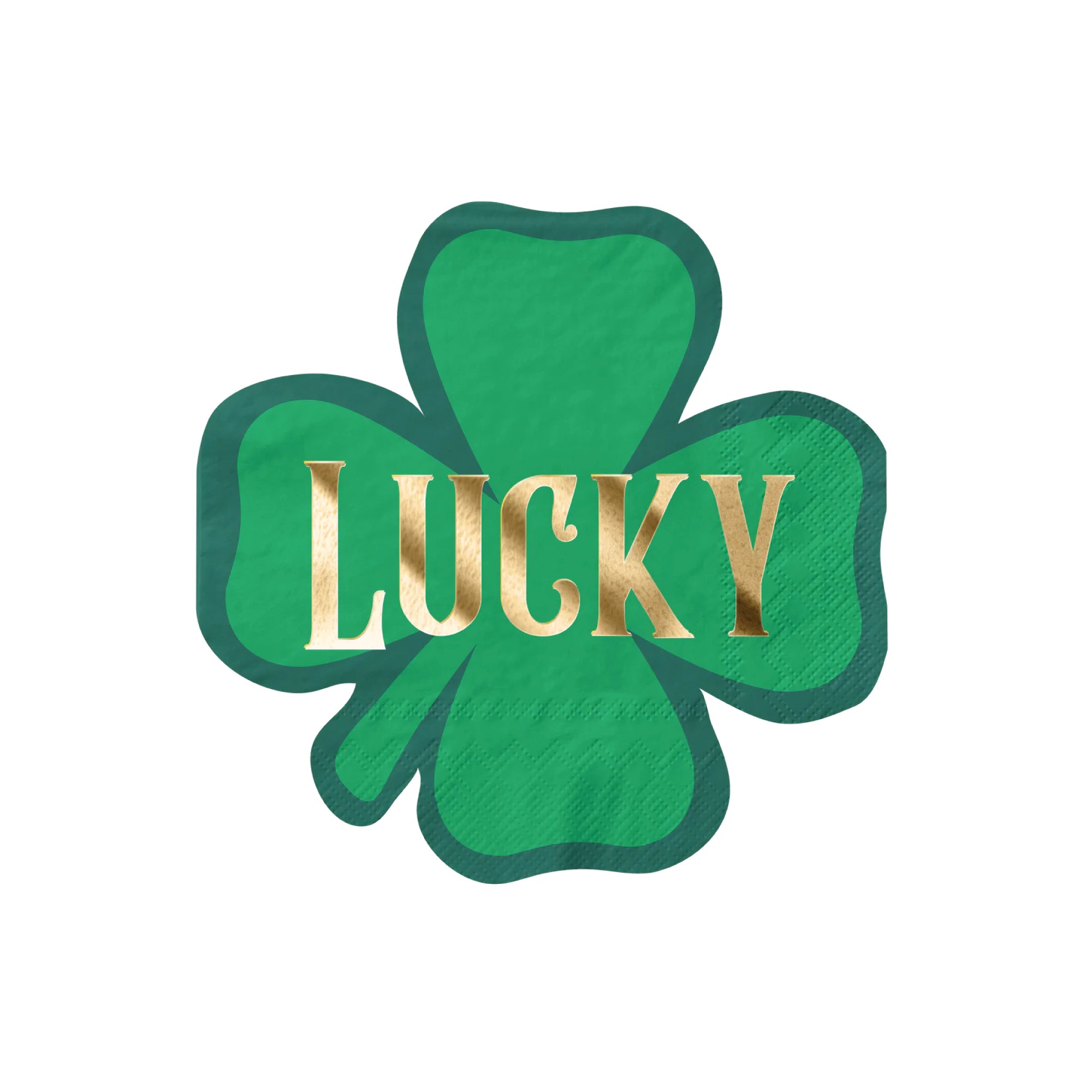 Lucky Clover St. Patrick's Day Dessert Napkins 16ct | The Party Darling