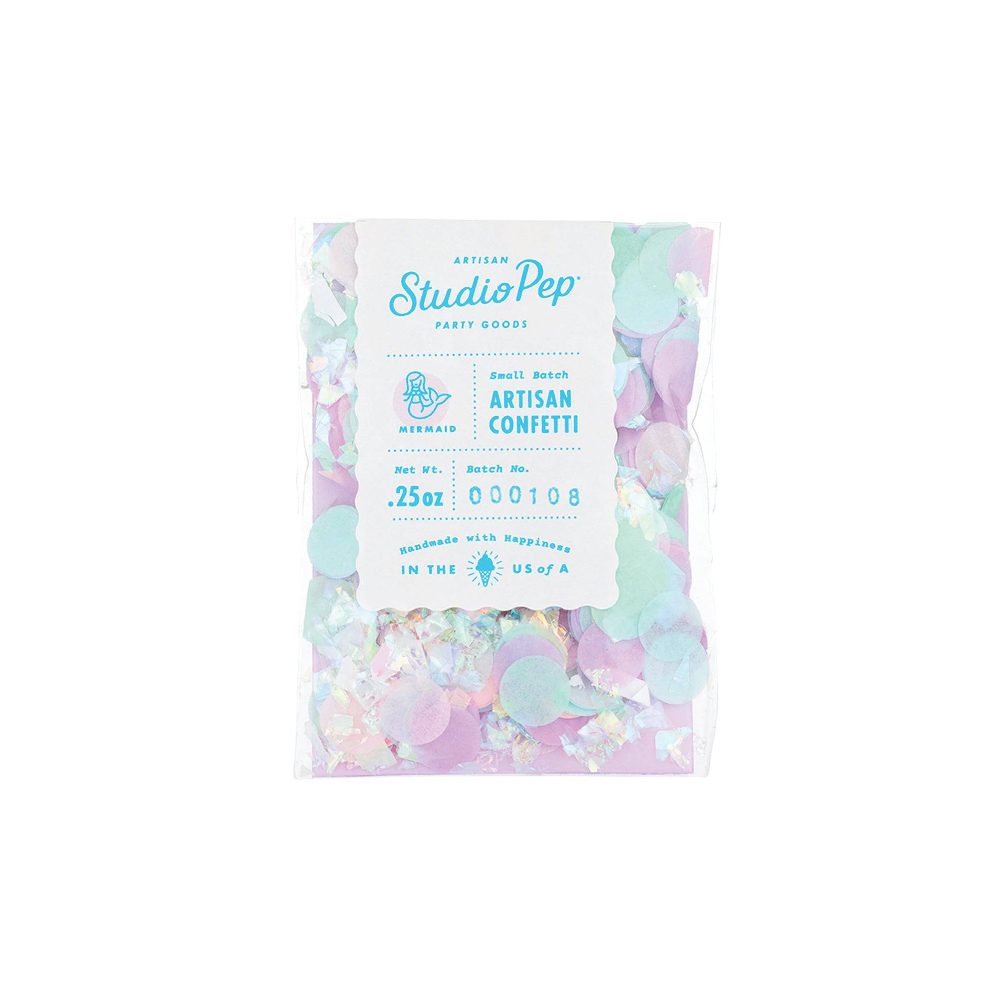 Mini Mermaid Confetti Pack 0.25oz | The Party Darling