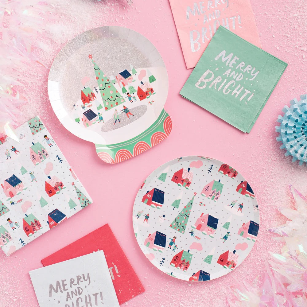 Winter Wonderland Dessert Plates 8ct | The Party Darling