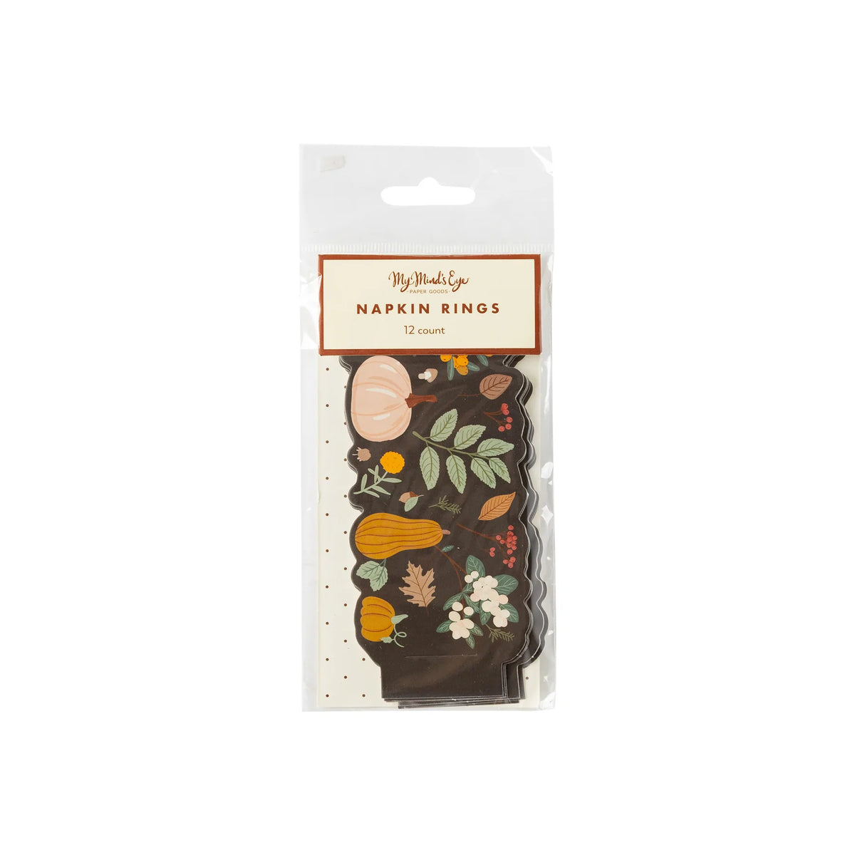 Nature Harvest Napkin Rings 12ct | The Party Darling