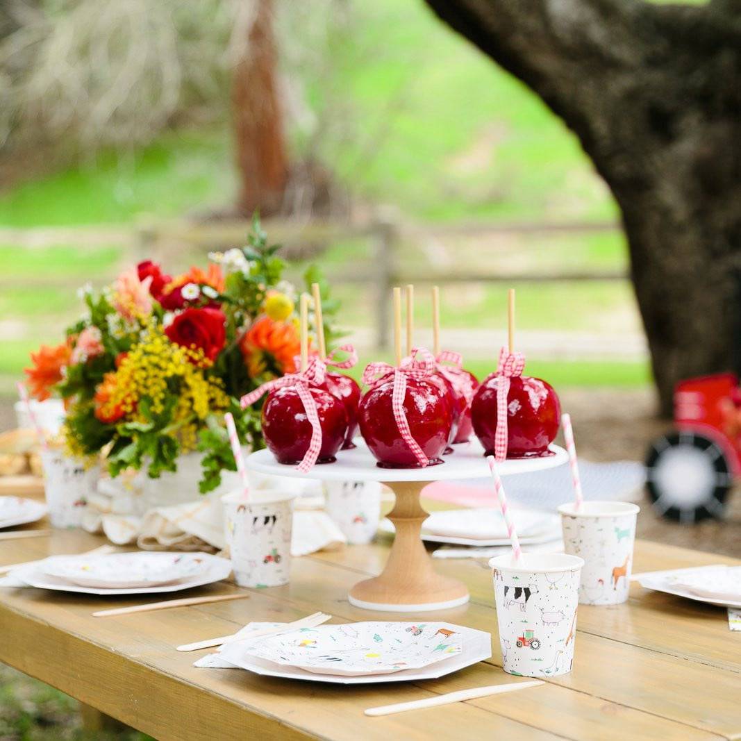 Farm Animals Small Plates 8ct | The Party Darling