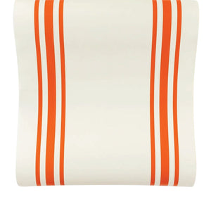 Orange Striped Paper Table Runner | The Party Darling 