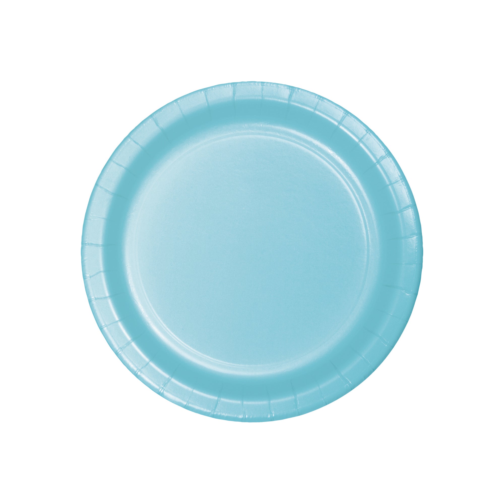 Pastel Light Blue Paper Dessert Plates 8ct | The Party Darling