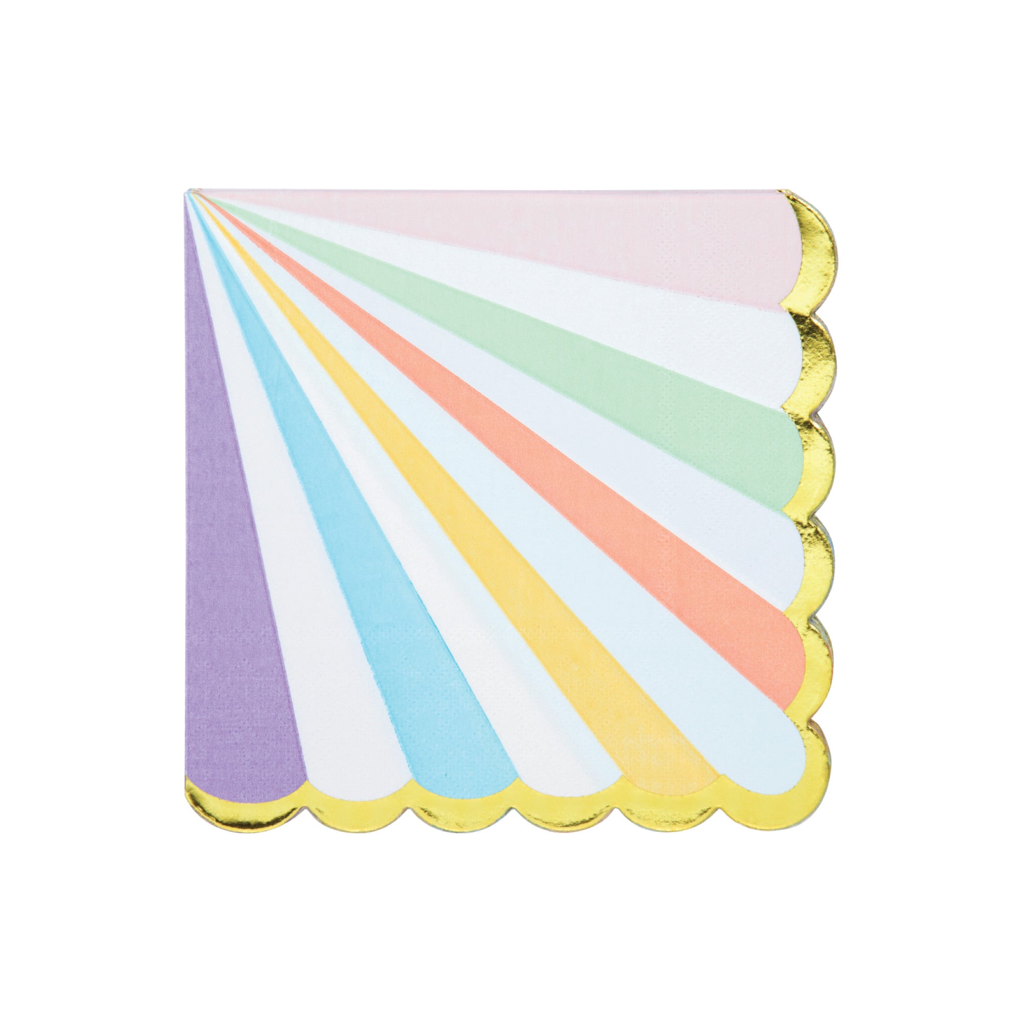 Pastel Striped Lunch Napkins 16ct | The Party Darling