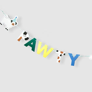Pawty Time Dog Banner - The Party Darling