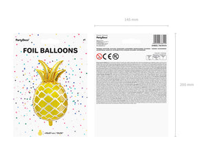 Metallic Gold Pineapple Foil Balloon 25in - The Party Darling