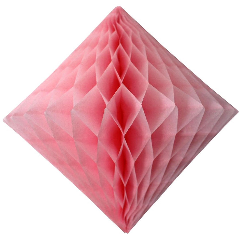 Light Pink Honeycomb Diamond 12in | The Party Darling