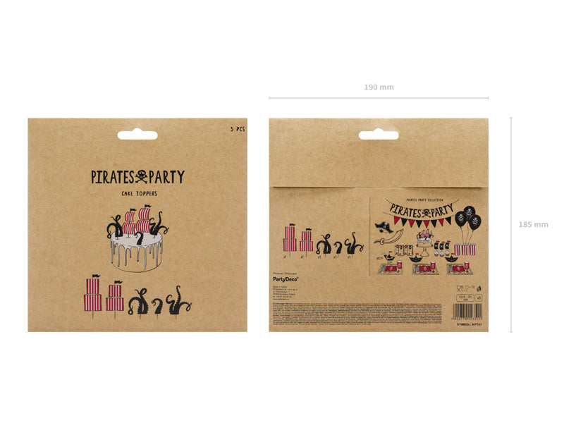 Pirate Cake Toppers - The Party Darling