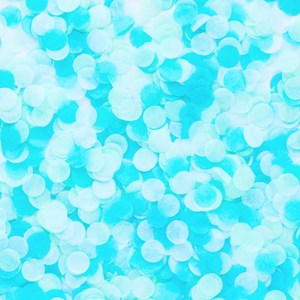 Poolside Blue Confetti