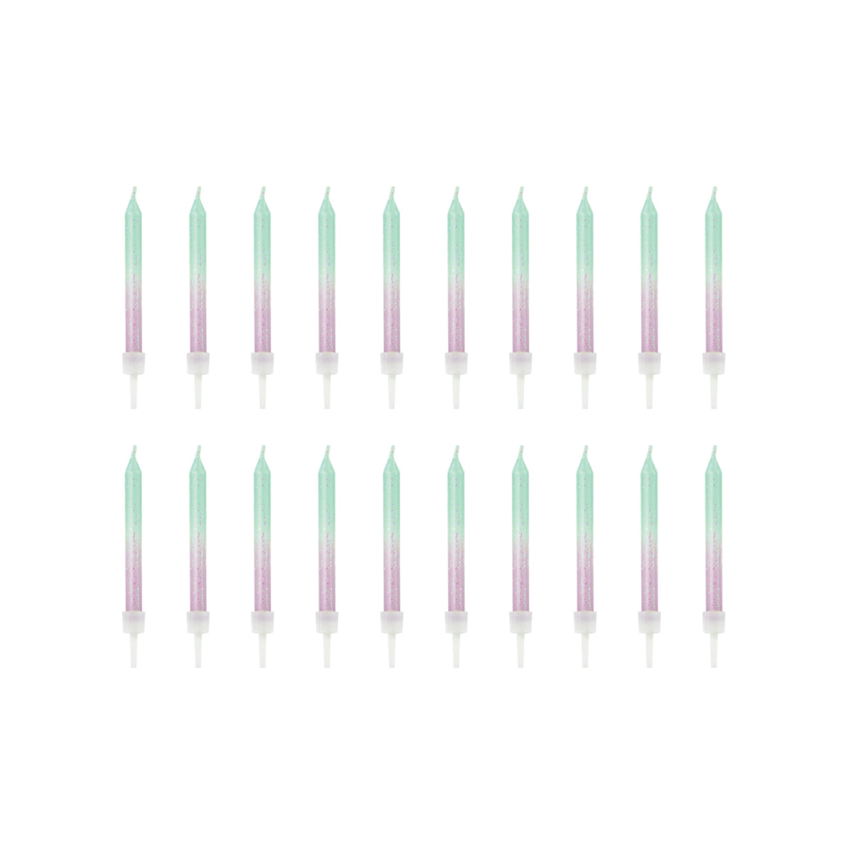 Purple & Blue Ombre Birthday Candles 20ct | The Party Darling