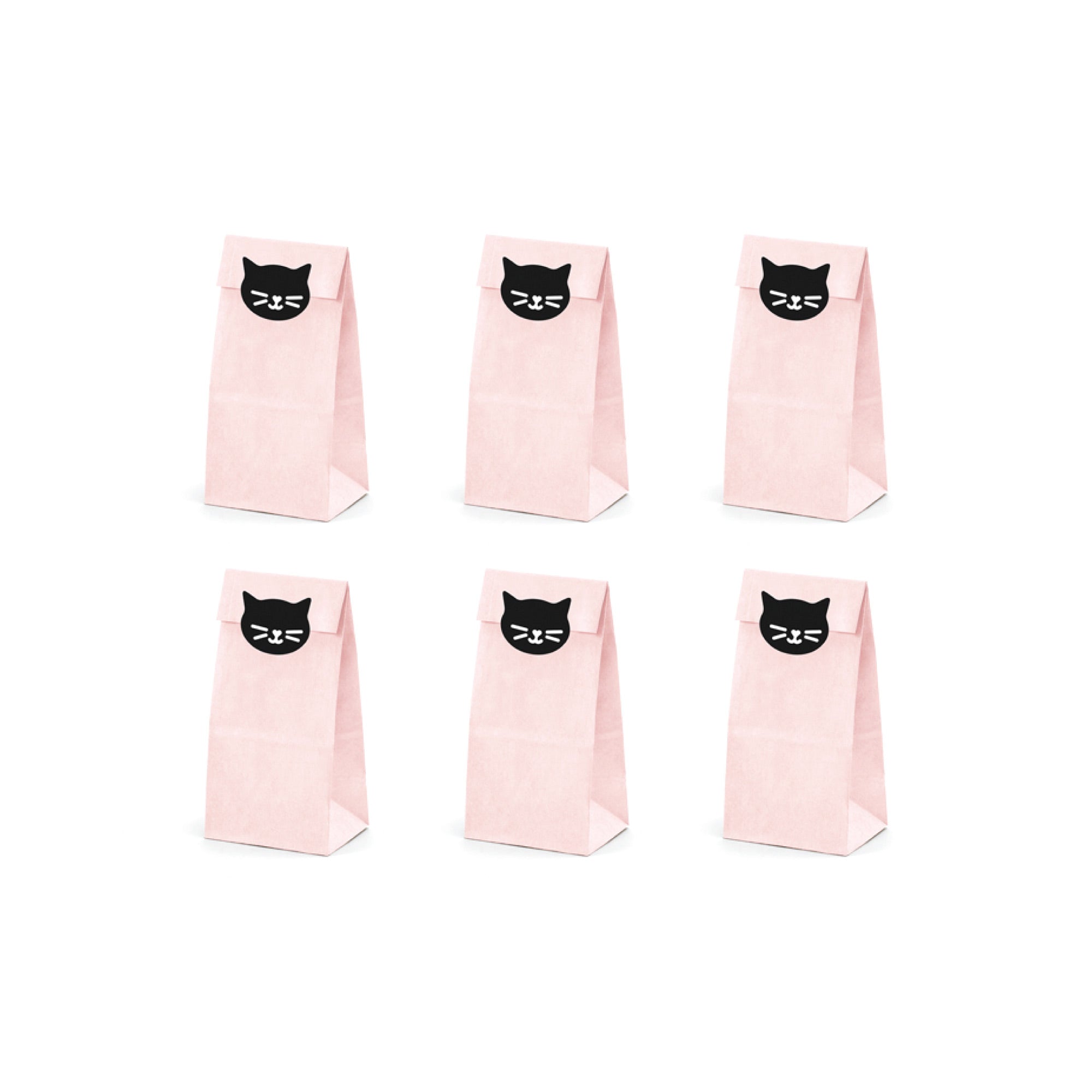 Purrfect Cat Treat Bags with Seals 6ct | The Party Darling