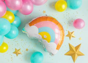 Magical Rainbow Foil Balloon 21.5in - The Party Darling
