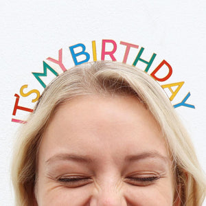 Multicolor It's My Birthday Headband - The Party Darling