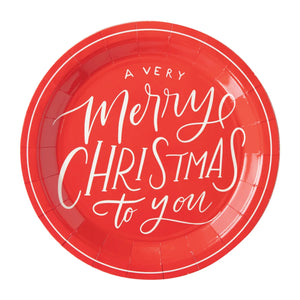 A Very Merry Christmas To You Lunch Plates 8ct | The Party Darling