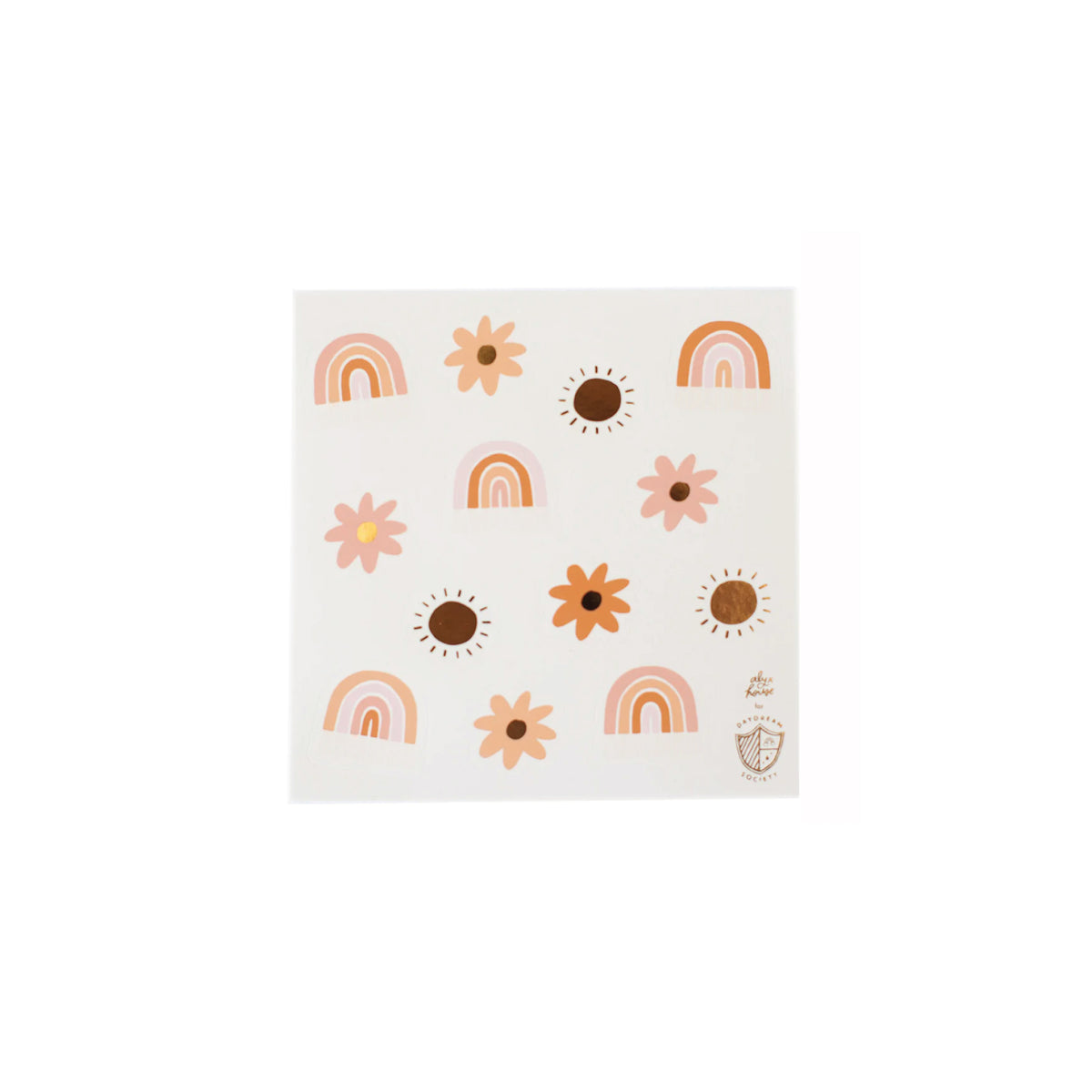 Retro Rainbow Sticker Sheets 4ct | The Party Darling