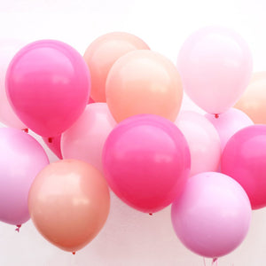 Blush and Pink Latex Balloons 16ct - The Party Darling