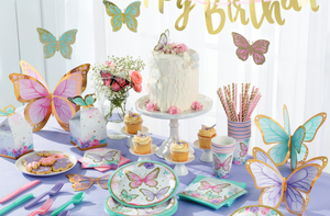 Butterfly Dessert Plates 8ct - The Party Darling