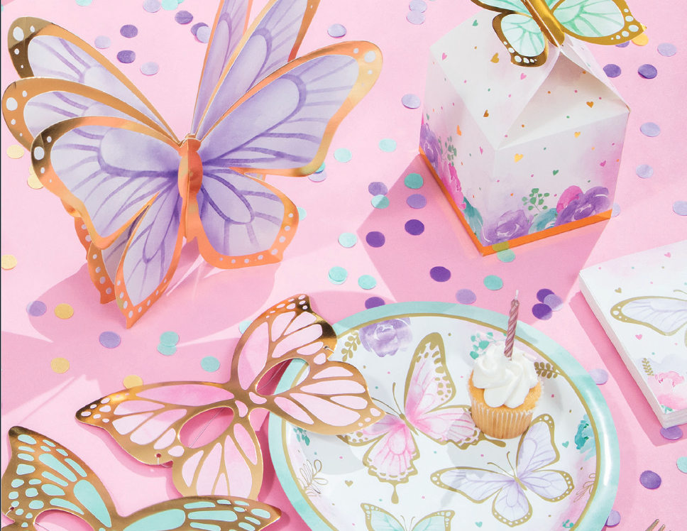 Butterfly Party Masks 8ct - The Party Darling