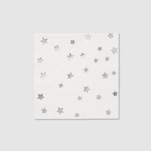 Silver Stars Cocktail Napkins | The Party Darling