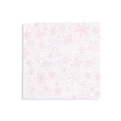 Frosted Iridescent Snowflake Lunch Napkins 16ct
