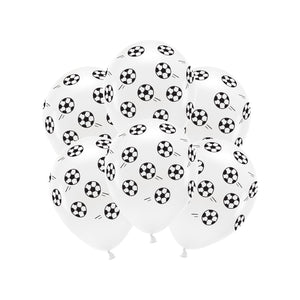 Soccer Ball Latex Balloons 6ct | The Party Darling