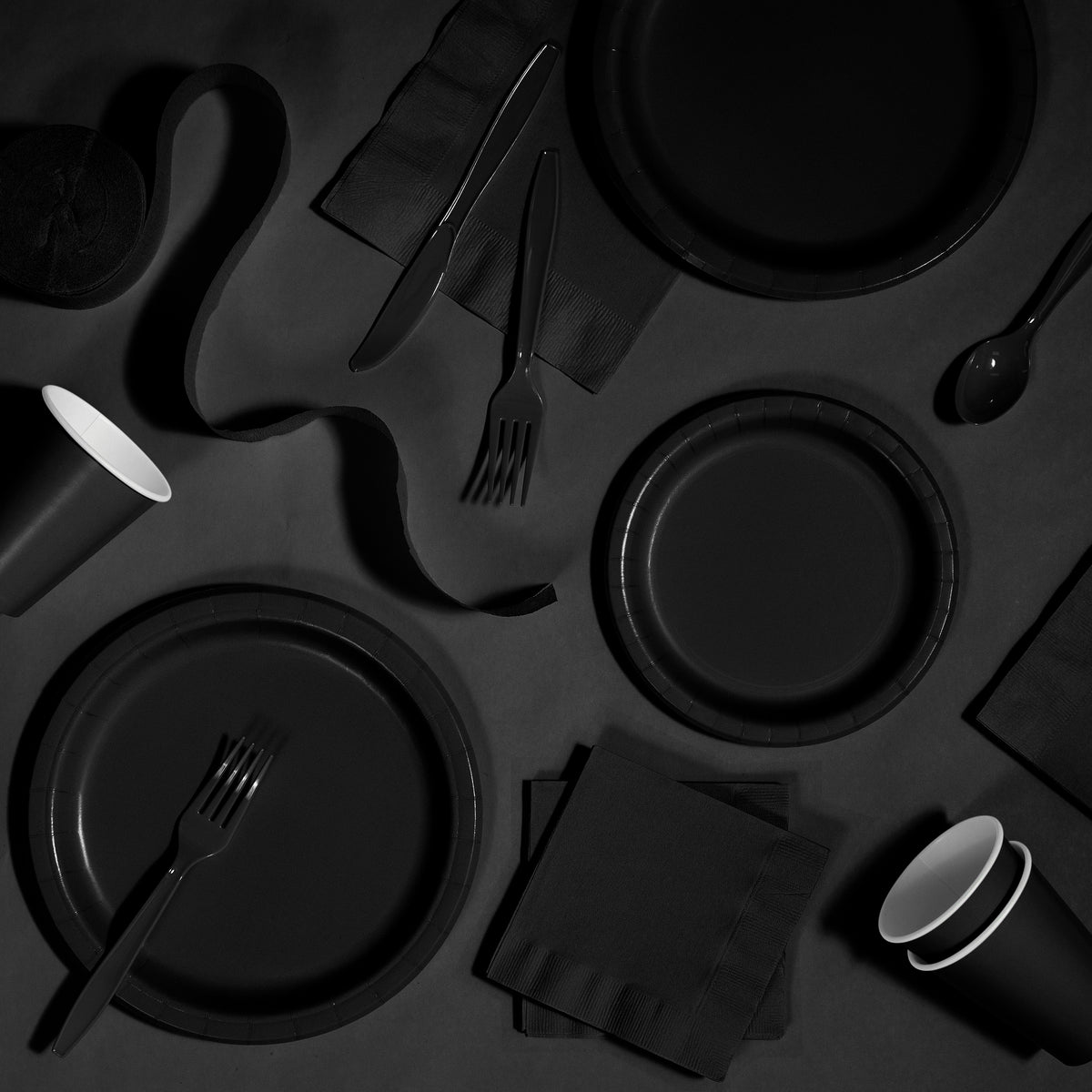 Black Paper Party Supplies | The Party Darling