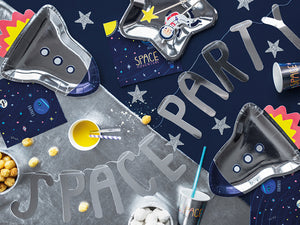 Space Rocket Lunch Plates 6ct - The Party Darling