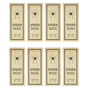 Spider Eggs Test Tube Free Printable Labels | The Party Darling