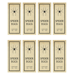 Spider Eggs Test Tube Free Printable Labels | The Party Darling
