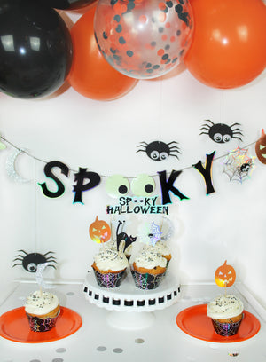 Spooky Spider Hanging Decorations - The Party Darling