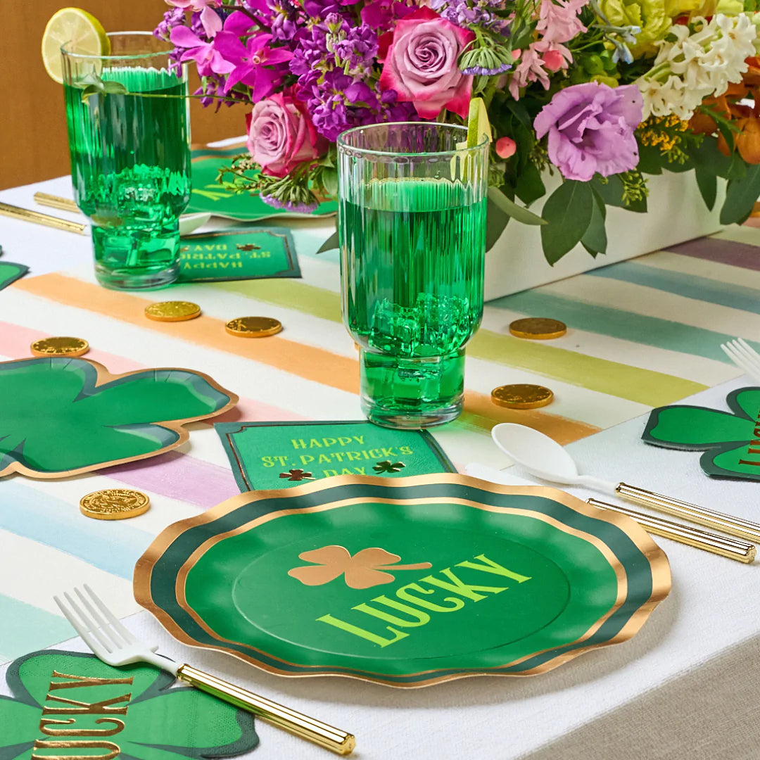 Lucky Clover St. Patrick's Day Dinner Plates 8ct | The Party Darling