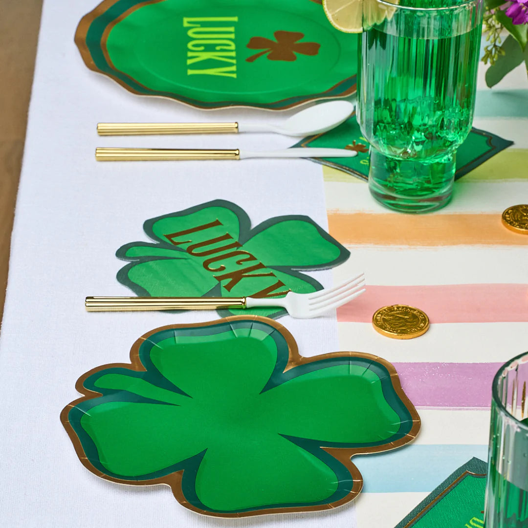 Lucky Clover St. Patrick's Day Dessert Napkins 16ct | The Party Darling
