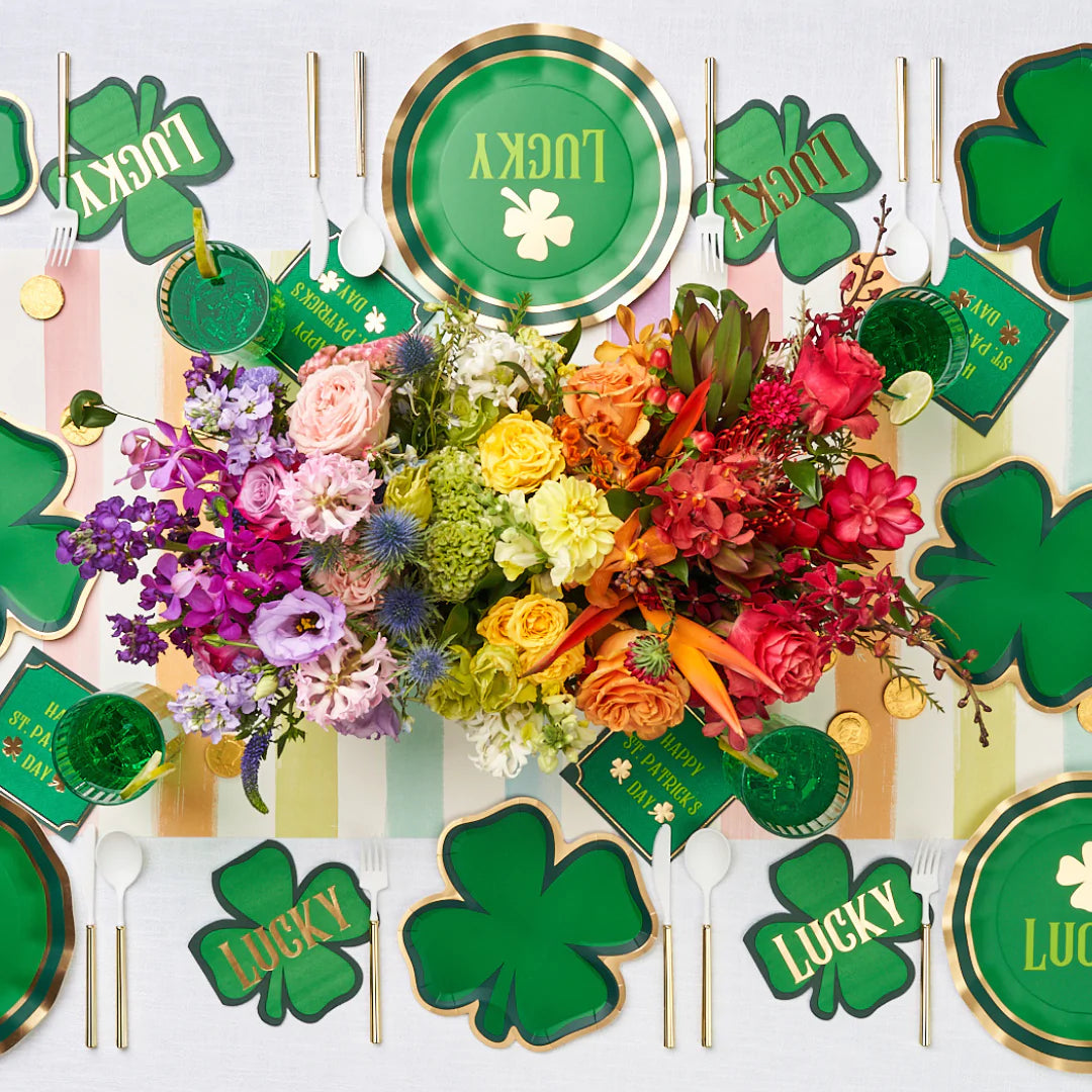 Lucky Clover St. Patrick's Day Dinner Plates 8ct | The Party Darling