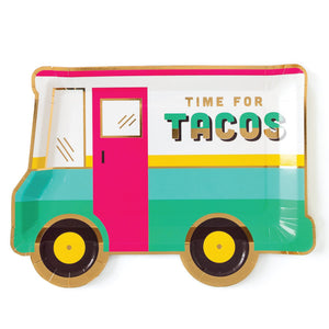 Taco Truck Lunch Plates 8ct | The Party Darling