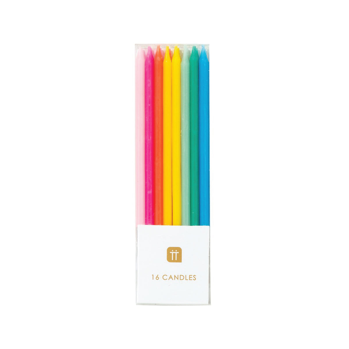Tall Rainbow Birthday Candles | The Party Darling