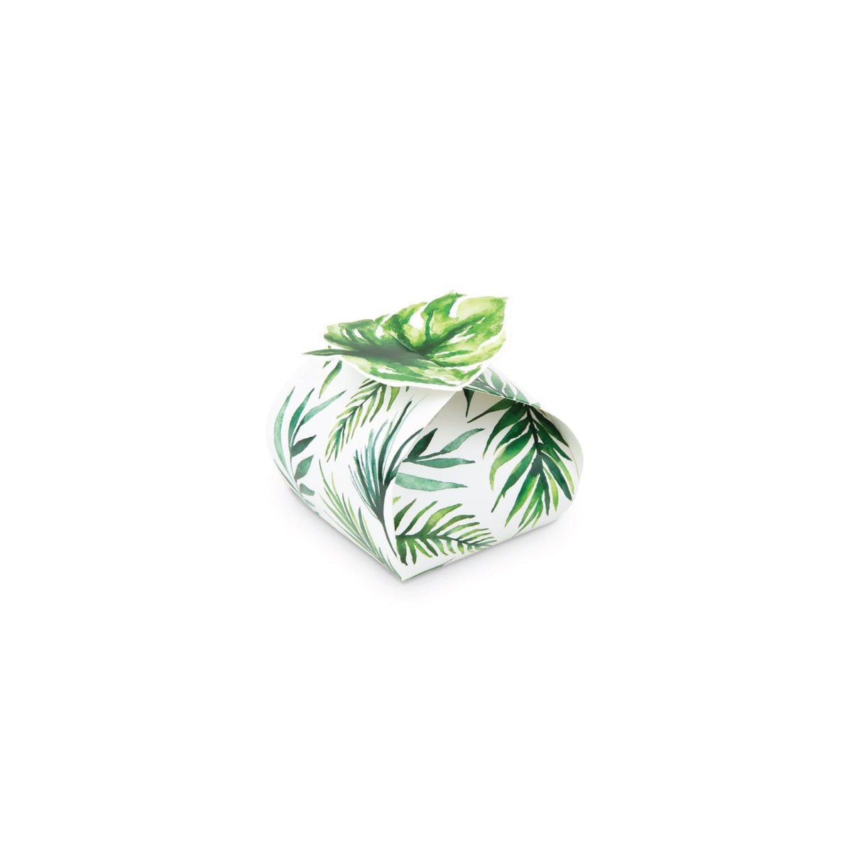 Tropical Palm Leaf Favor Boxes | The Party Darling