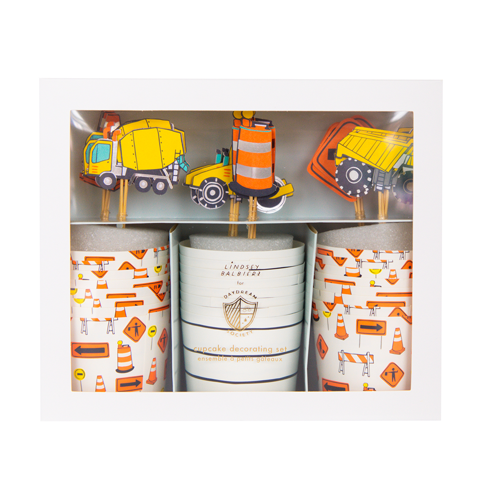Under Construction Cupcake Kit 24ct - The Party Darling