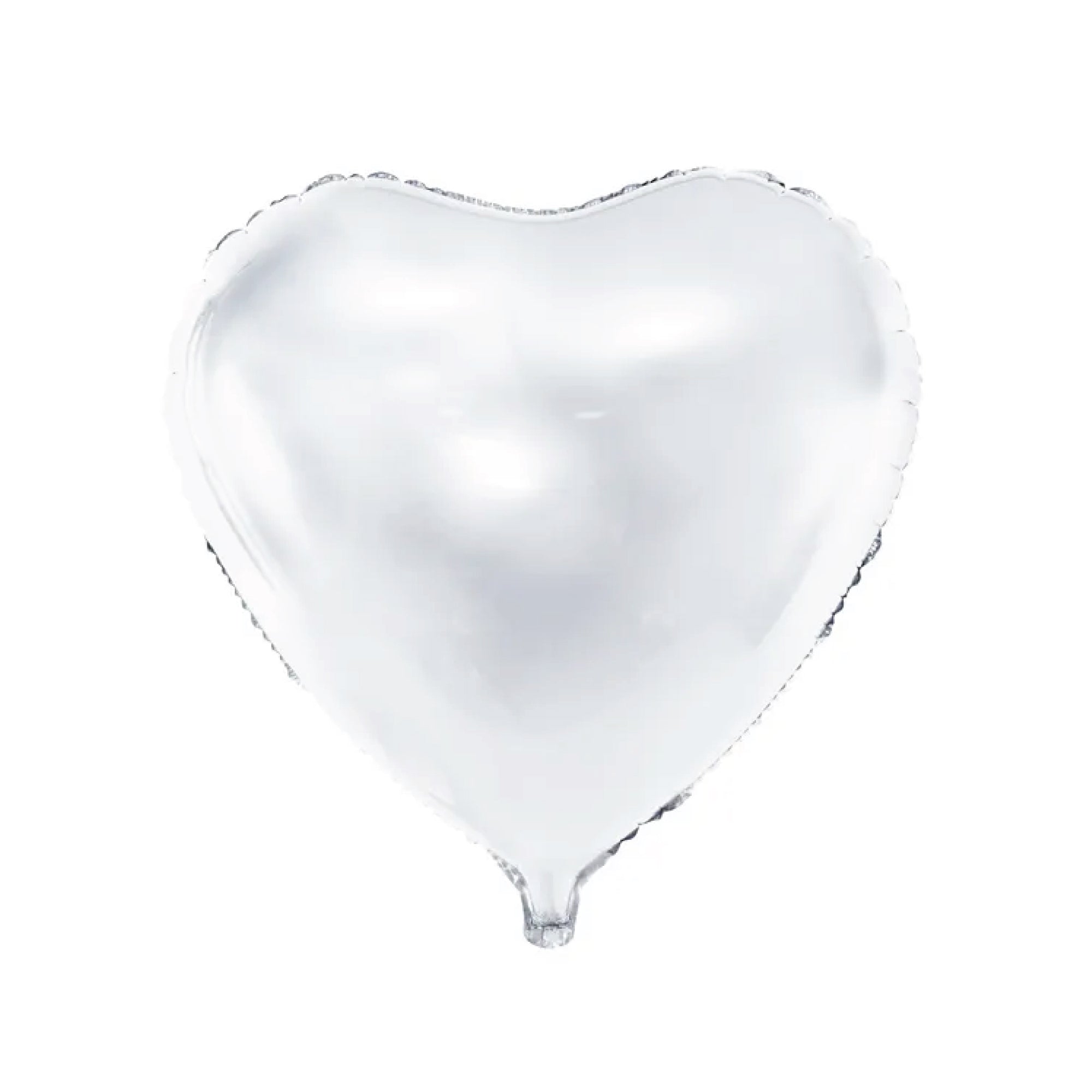 White Heart Foil Balloon 18in | The Party Darling