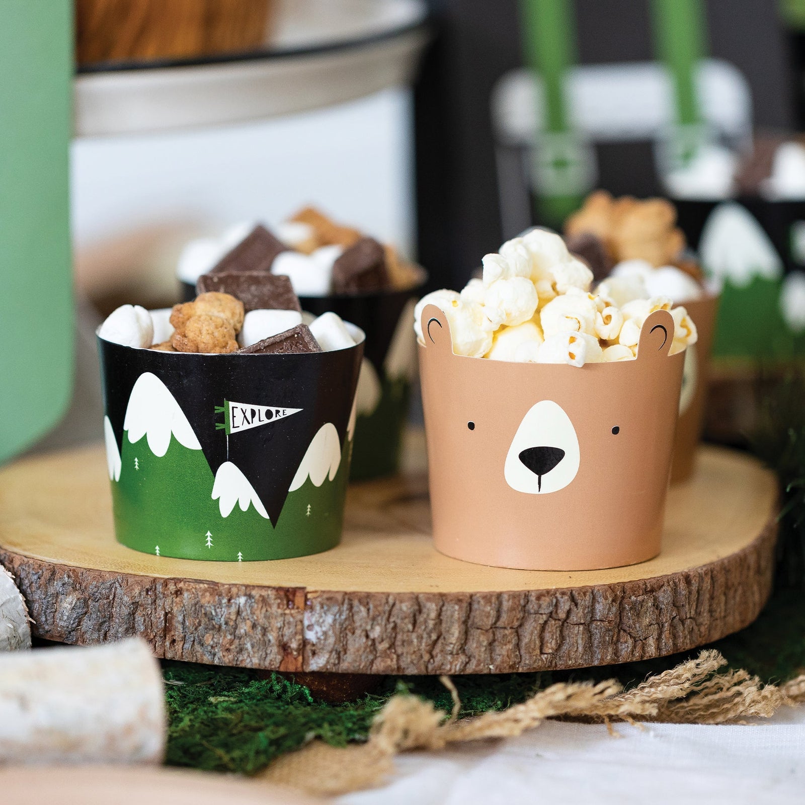 Happy Camper Baking Cups 50ct | The Party Darling