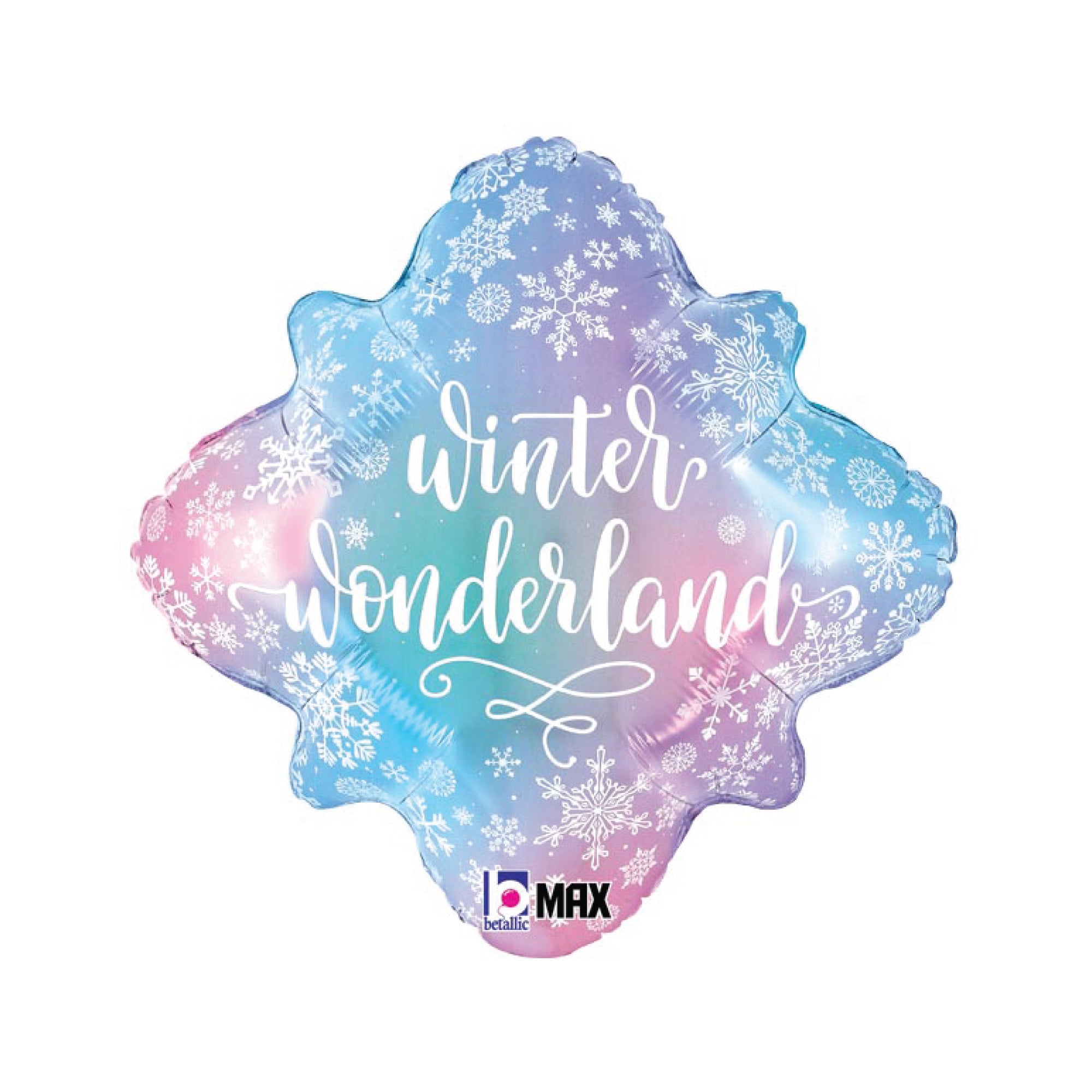 Winder Wonderland Snowflake Balloon 18" | The Party Darling