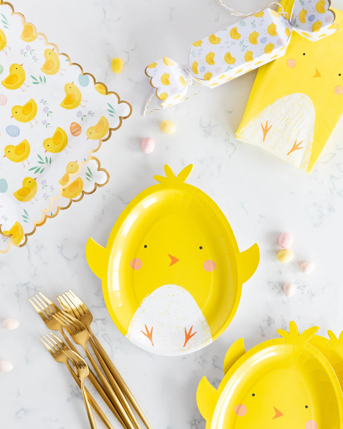 Easter Chick Guest Towels 24ct | The Party Darling