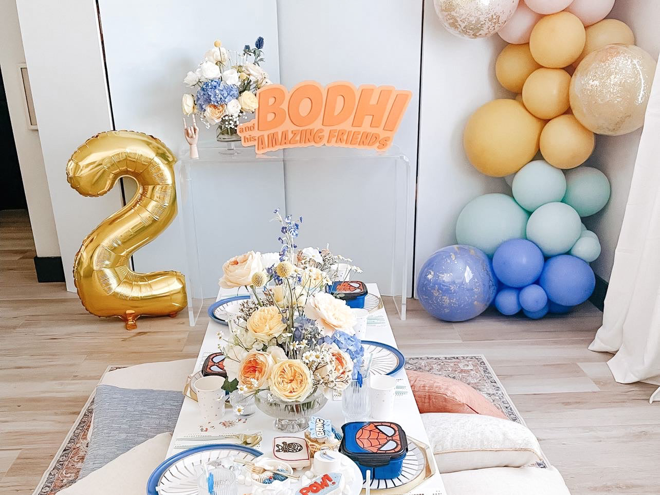A Super 2nd Birthday Party for a Little Superhero | The Party Darling