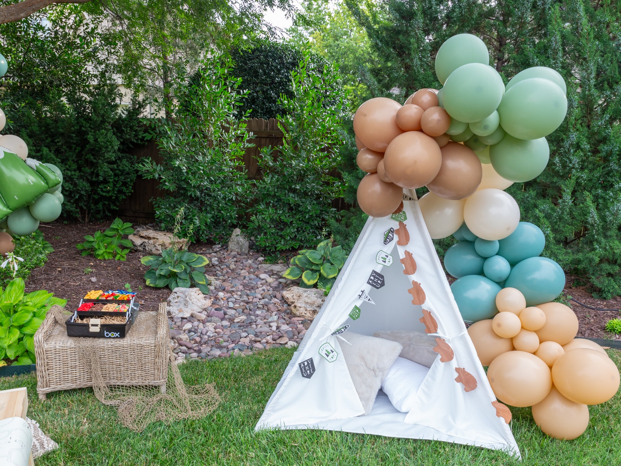 Backyard Camping Party Ideas for a Reel Fun Gone Fishing Party | The Party Darling