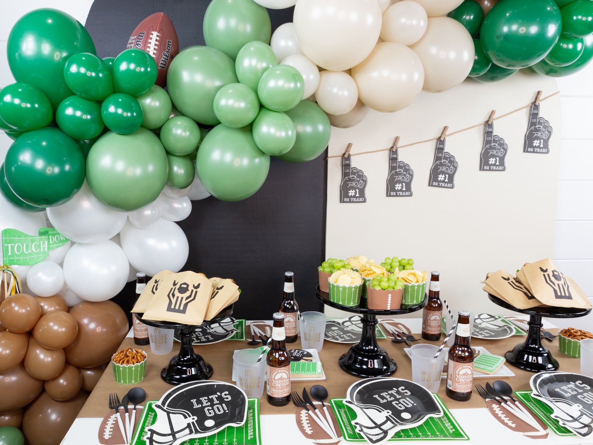 Football Party Decorations to Kick off Football Season - The Party Darling