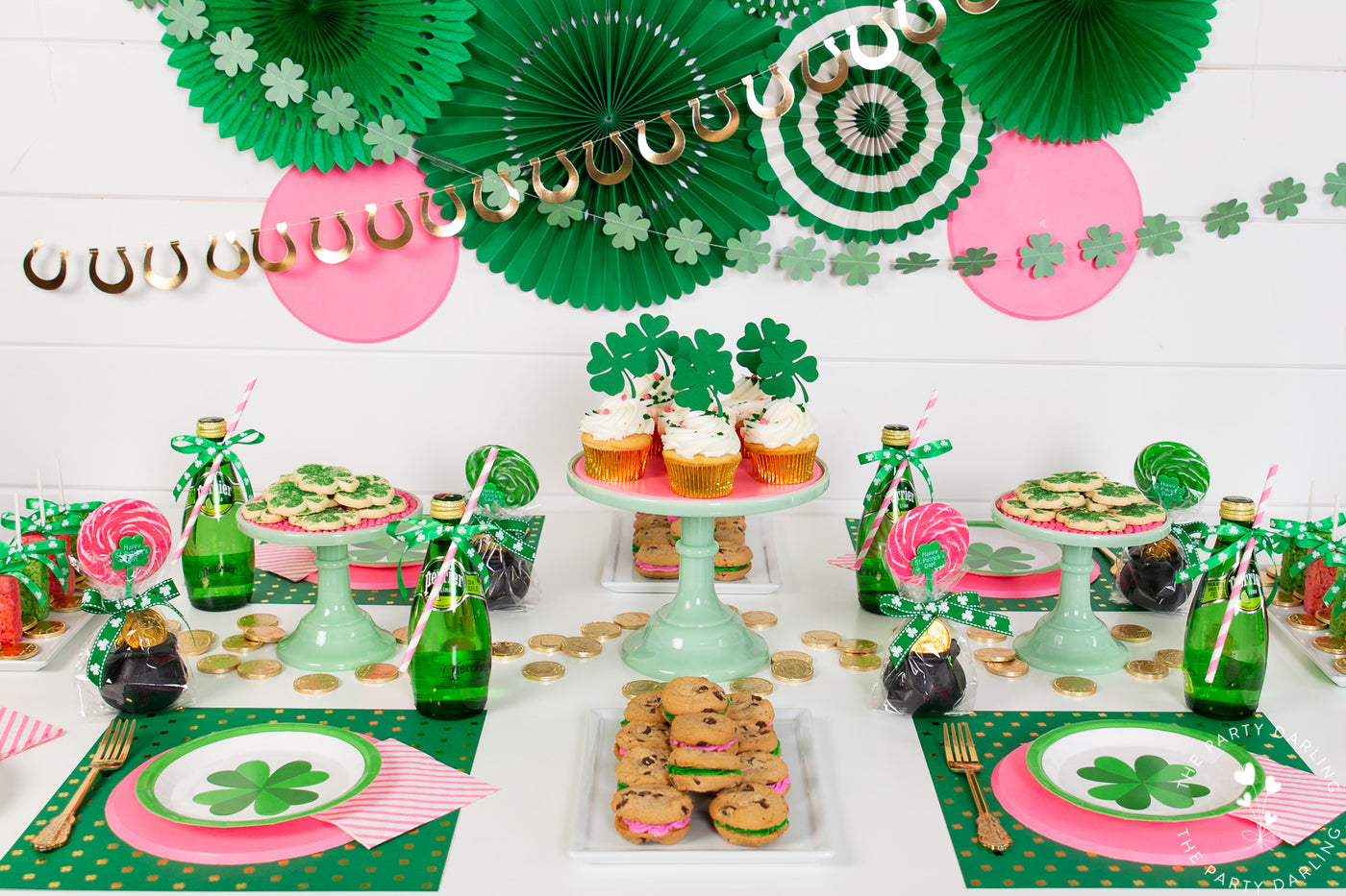 Pink & Green St. Patrick's Day Party Ideas - The Party Darling