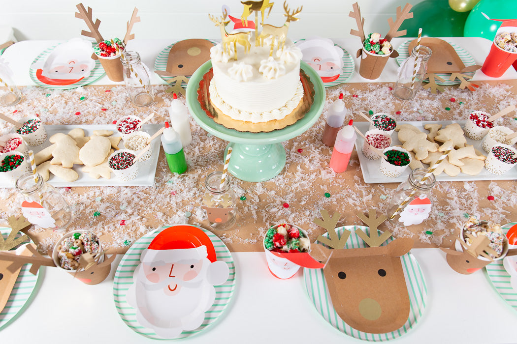 cookie decorating party table setting