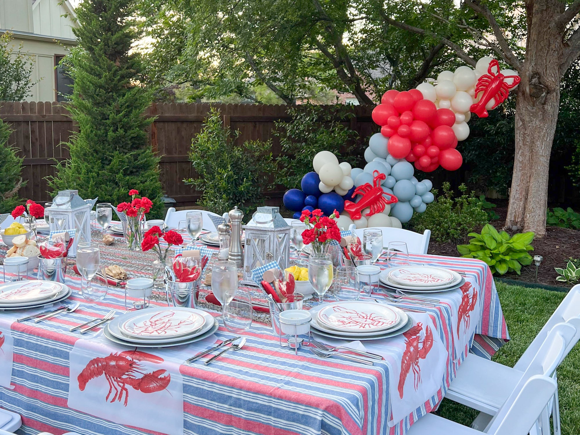 Get Cray Before the Big Day With a Backyard Seafood Boil | The Party Darling