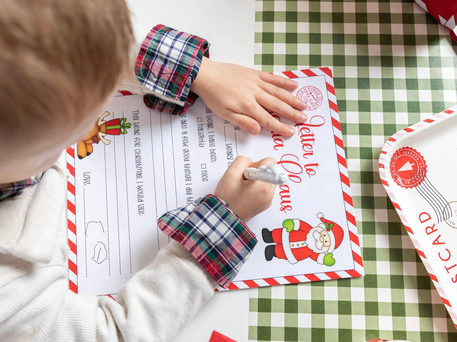 Free Printable Letter to Santa Claus