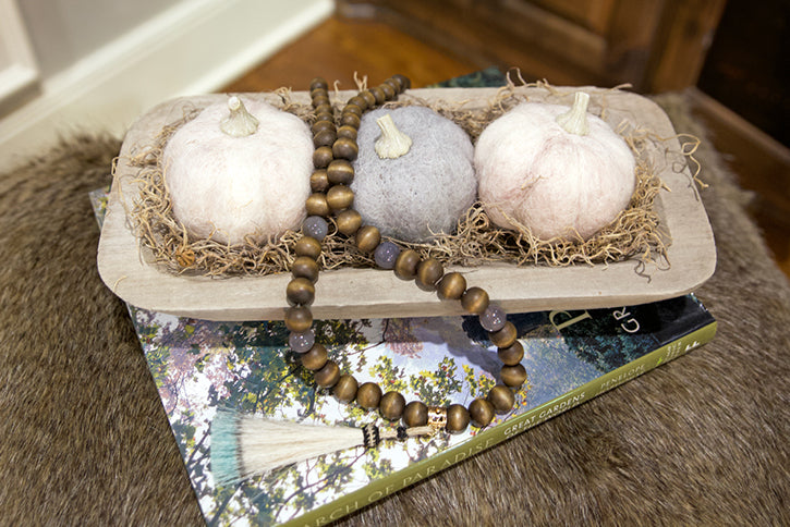 neutral and modern halloween home tour